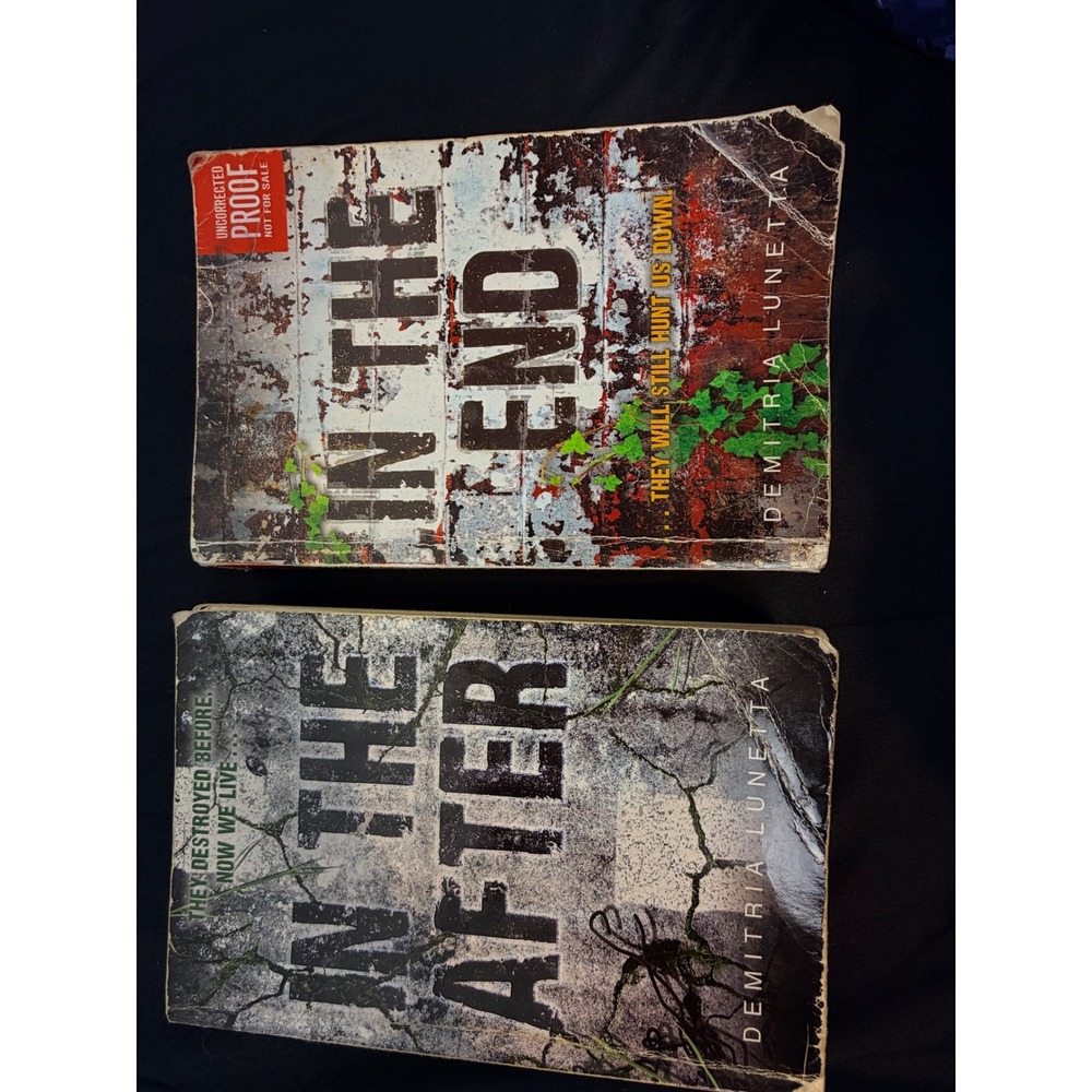 In the After & In the End Duology Demitria Lunetta YA Books ARC Proof Set